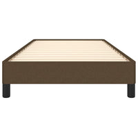 Giroletto senza Materasso-Struttura Letto Marrone Scuro 80x200 cm Tessuto 314900