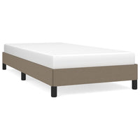 Giroletto senza Materasso-Struttura Letto Tortora 80x200 cm Tessuto 639945