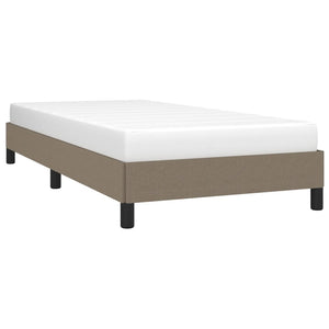 Giroletto senza Materasso-Struttura Letto Tortora 80x200 cm Tessuto 639945