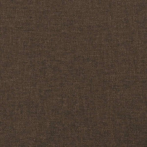 Giroletto senza Materasso Marrone Scuro 90x200 cm Tessuto 346691