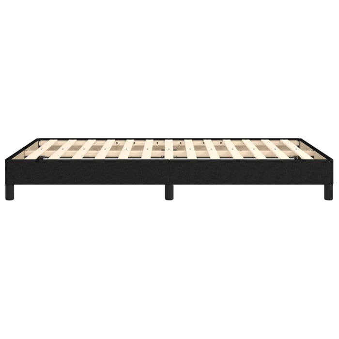 Giroletto senza Materasso-Struttura Letto Nero 120x200 cm Tessuto 635682