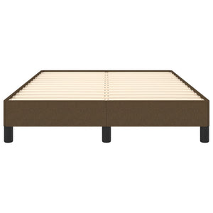 Giroletto senza Materasso Marrone Scuro 120x200 cm Tessuto 346707