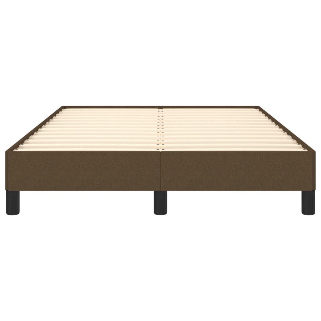 Giroletto senza Materasso-Struttura Letto Marrone Scuro 120x200 cm Tessuto 760476