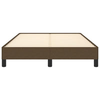 Giroletto senza Materasso-Struttura Letto Marrone Scuro 120x200 cm Tessuto 760476