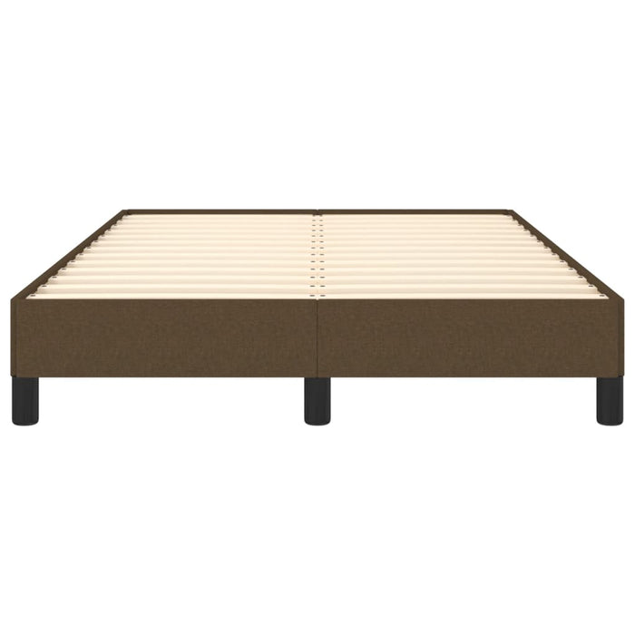 Giroletto senza Materasso-Struttura Letto Marrone Scuro 120x200 cm Tessuto 760476