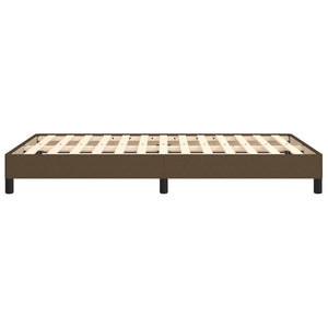 Giroletto senza Materasso-Struttura Letto Marrone Scuro 120x200 cm Tessuto 760476