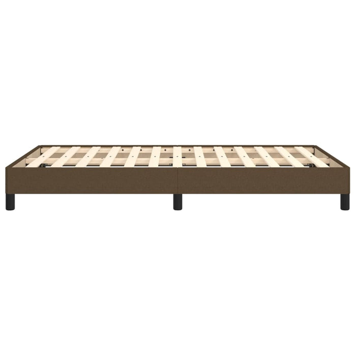 Giroletto senza Materasso Marrone Scuro 120x200 cm Tessuto 346707