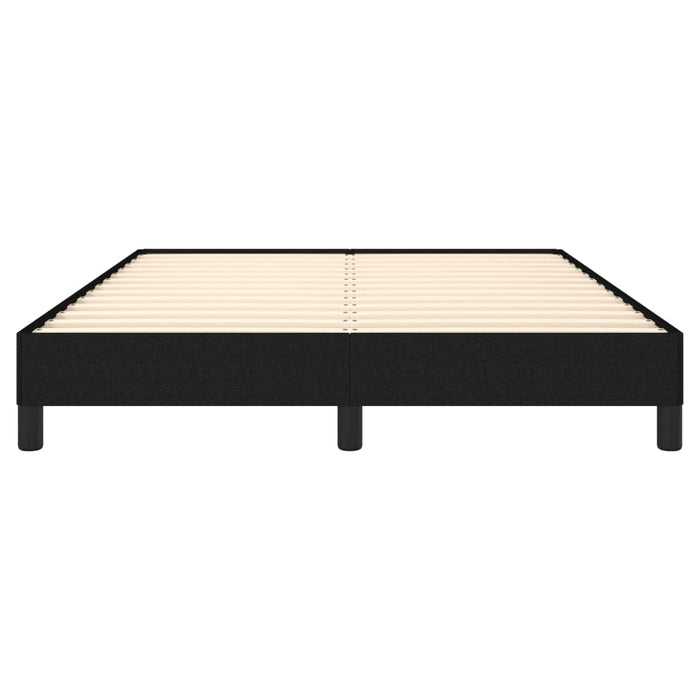 Giroletto senza Materasso-Struttura Letto Nero 140x190 cm in Tessuto 691155