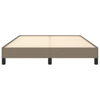 Giroletto senza Materasso-Struttura Letto Tortora 140x200 cm in Tessuto 386094