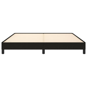 Giroletto senza Materasso-Struttura Letto Nero 160x200 cm in Tessuto 814538