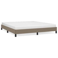 Giroletto senza Materasso-Struttura Letto Tortora 160x200 cm in Tessuto 392618
