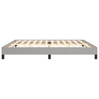 Giroletto senza Materasso Grigio Chiaro 200x200 cm Tessuto 346744