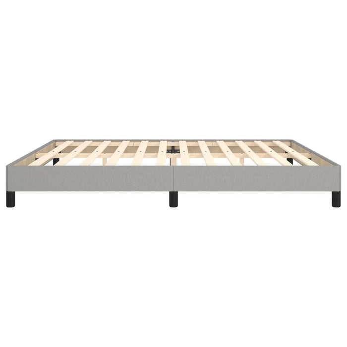 Giroletto senza Materasso Grigio Chiaro 200x200 cm Tessuto 346744