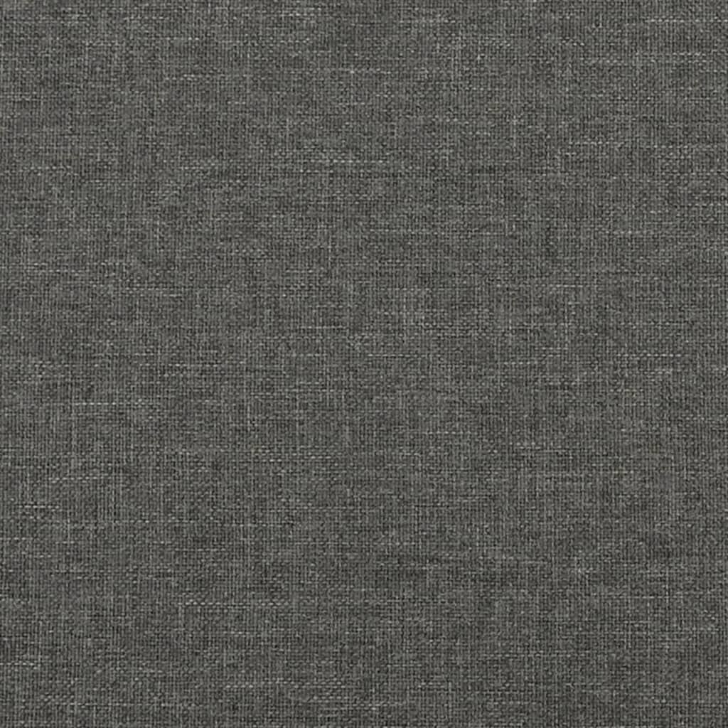 Giroletto senza Materasso Grigio Scuro 200x200 cm Tessuto 346745