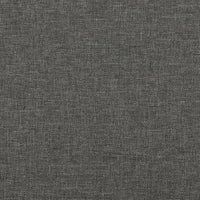 Giroletto senza Materasso Grigio Scuro 200x200 cm Tessuto 346745