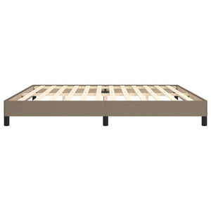 Giroletto senza Materasso-Struttura Letto Tortora 200x200 cm in Tessuto 760077