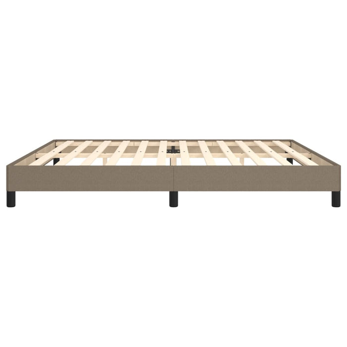 Giroletto senza Materasso-Struttura Letto Tortora 200x200 cm in Tessuto 760077