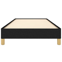 Giroletto senza Materasso-Struttura Letto Nero 80x200 cm Tessuto 162858