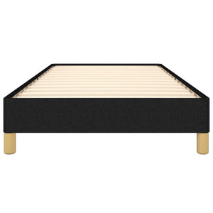 Giroletto senza Materasso-Struttura Letto Nero 80x200 cm Tessuto 162858