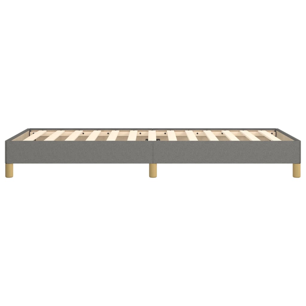 Giroletto senza Materasso Grigio Scuro 100x200 cm Tessuto 346795