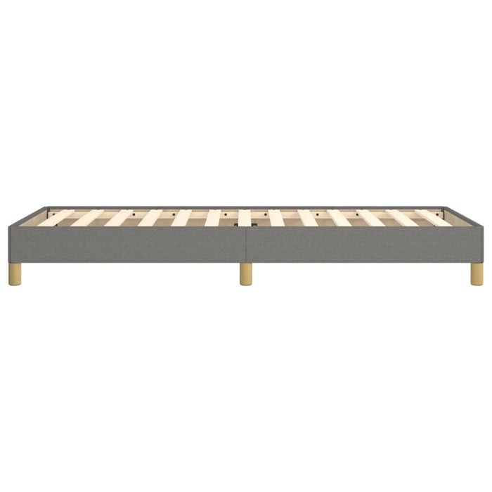 Giroletto senza Materasso Grigio Scuro 100x200 cm Tessuto 346795