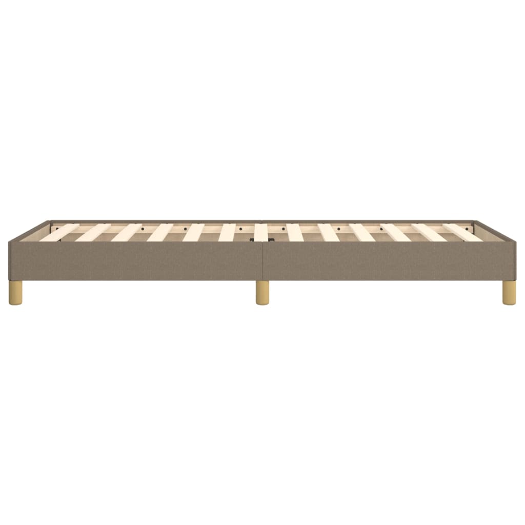 Giroletto senza Materasso-Struttura Letto Tortora 100x200 cm in Tessuto 326976