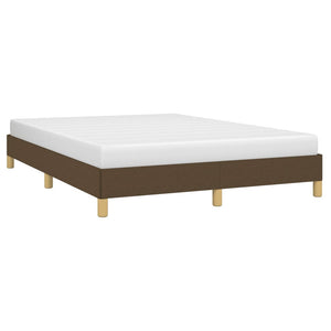 Giroletto senza Materasso-Struttura Letto Marrone Scuro 140x190 cm Tessuto 941812