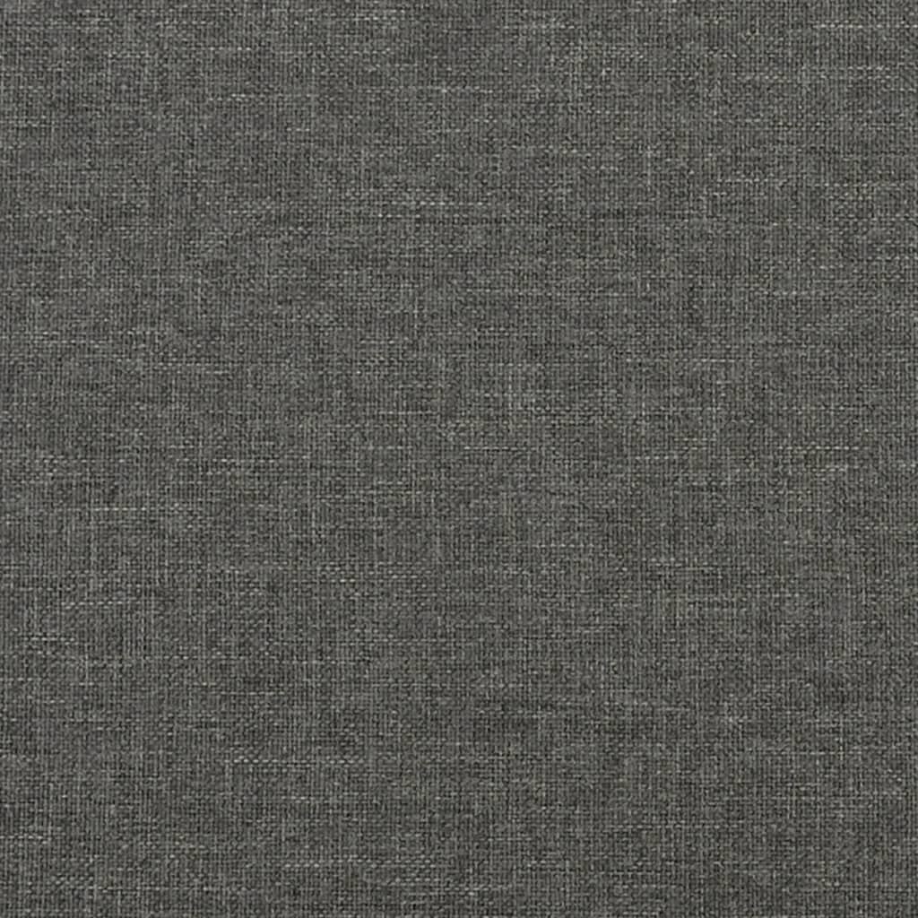 Giroletto senza Materasso Grigio Scuro 140x200 cm Tessuto 346819