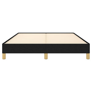 Giroletto senza Materasso Nero 140x200 cm in Tessuto 346820