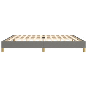 Giroletto senza Materasso Grigio Scuro 200x200 cm Tessuto 346843