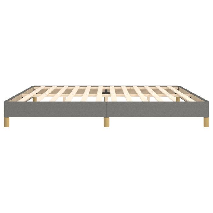 Giroletto senza Materasso Grigio Scuro 200x200 cm Tessuto 346843