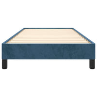 Giroletto senza Materasso Blu Scuro 80x200 cm in Velluto 346944