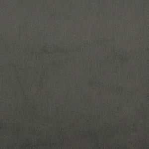 Giroletto senza Materasso Grigio Scuro 90x200 cm Velluto 346953