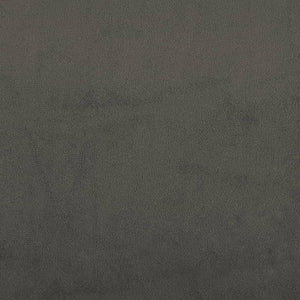 Giroletto senza Materasso Grigio Scuro 140x200 cm Velluto 346977