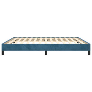 Giroletto senza Materasso Blu Scuro 180x200 cm in Velluto 346992