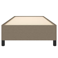 Giroletto senza Materasso-Struttura Letto Tortora 80x200 cm Tessuto 462459