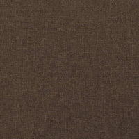 Giroletto senza Materasso Marrone Scuro 90x190 cm Tessuto 347029