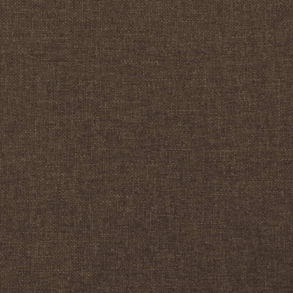 Giroletto senza Materasso Marrone Scuro 90x190 cm Tessuto 347029