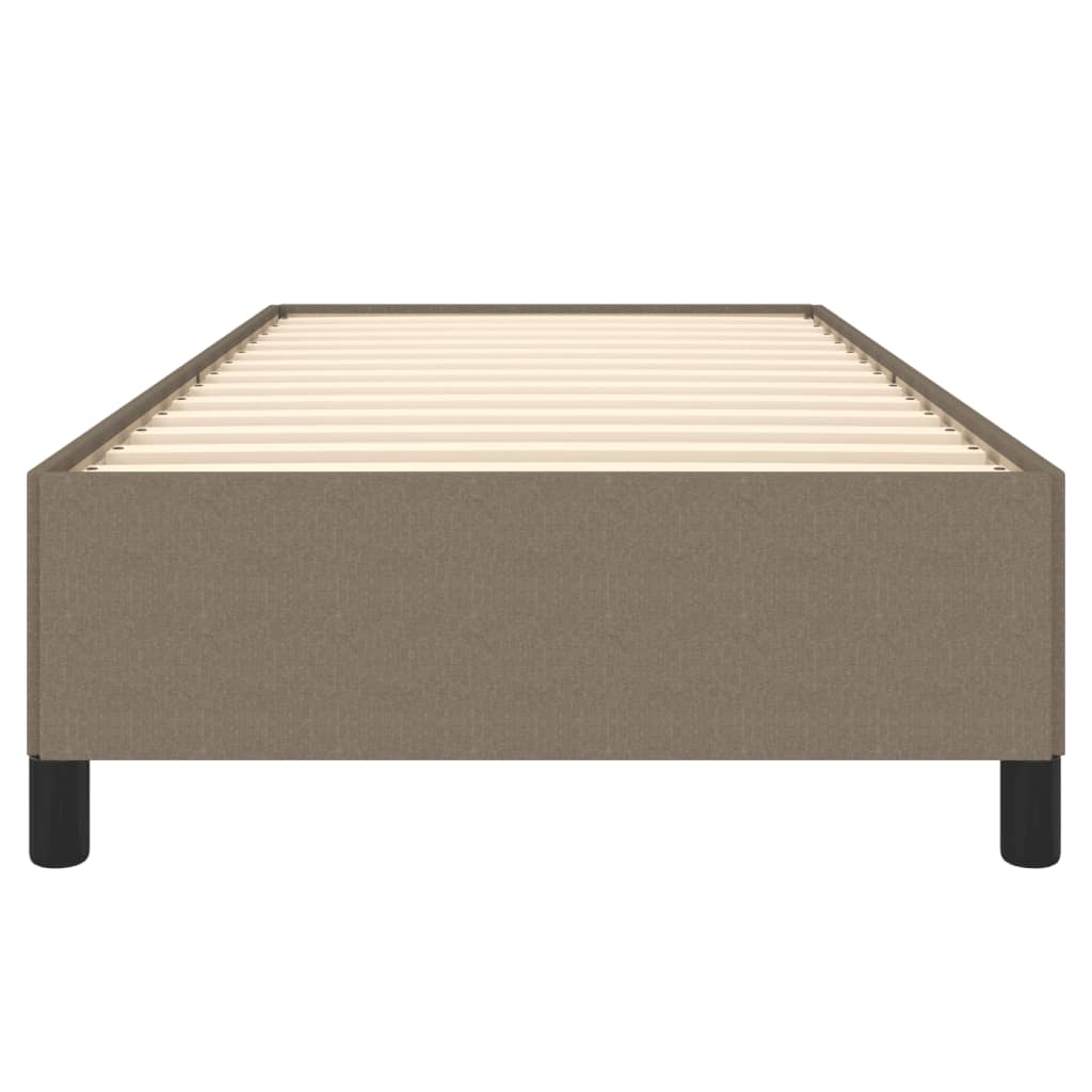 Giroletto senza Materasso-Struttura Letto Tortora 90x190 cm Tessuto 638065