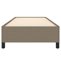 Giroletto senza Materasso-Struttura Letto Tortora 90x200 cm Tessuto 985794