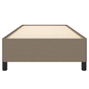 Giroletto senza Materasso-Struttura Letto Tortora 90x200 cm Tessuto 985794