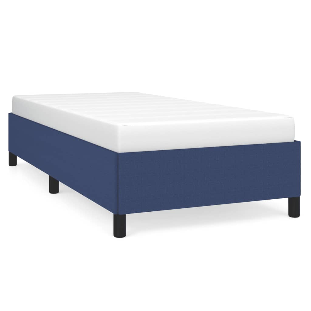 Giroletto senza Materasso-Struttura Letto Blu 90x200 cm in Tessuto 842481