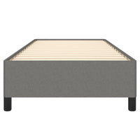 Giroletto senza Materasso Grigio Scuro 100x200 cm Tessuto 347043