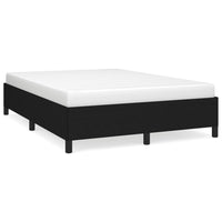 Giroletto senza Materasso-Struttura Letto Nero 140x190 cm in Tessuto 722092