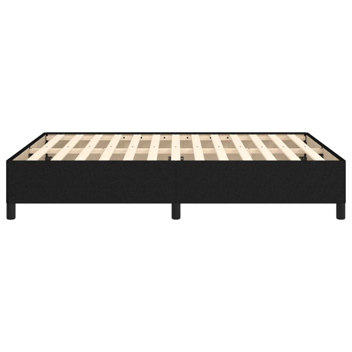Giroletto senza Materasso-Struttura Letto Nero 140x190 cm in Tessuto 722092