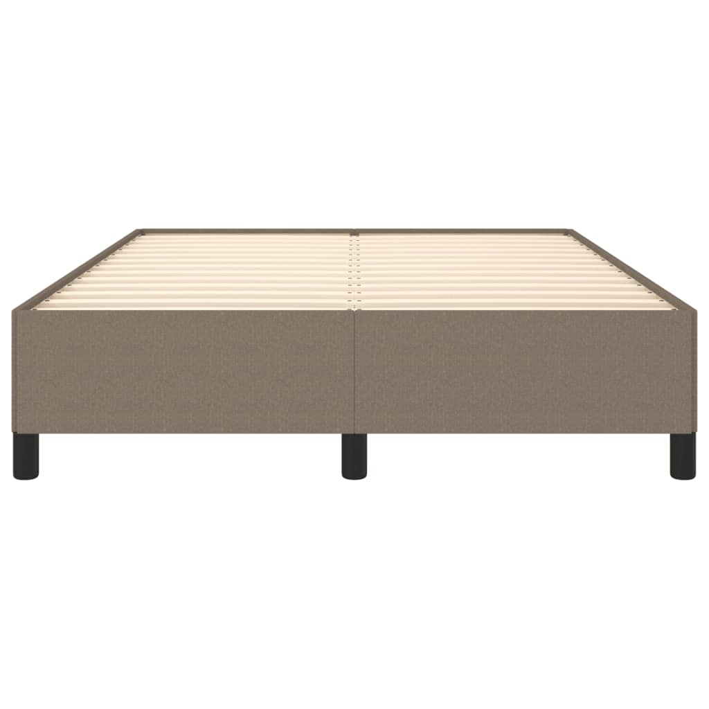 Giroletto senza Materasso-Struttura Letto Tortora 140x190 cm in Tessuto 293062