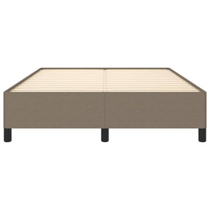 Giroletto senza Materasso-Struttura Letto Tortora 140x190 cm in Tessuto 293062