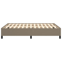 Giroletto senza Materasso-Struttura Letto Tortora 140x190 cm in Tessuto 293062