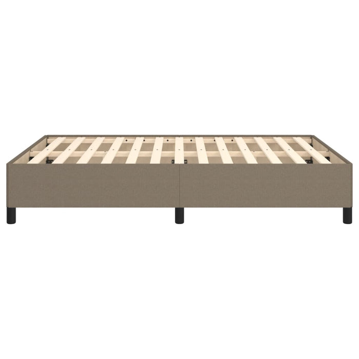 Giroletto senza Materasso-Struttura Letto Tortora 140x190 cm in Tessuto 293062