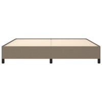 Giroletto senza Materasso-Struttura Letto Tortora 200x200 cm in Tessuto 781901